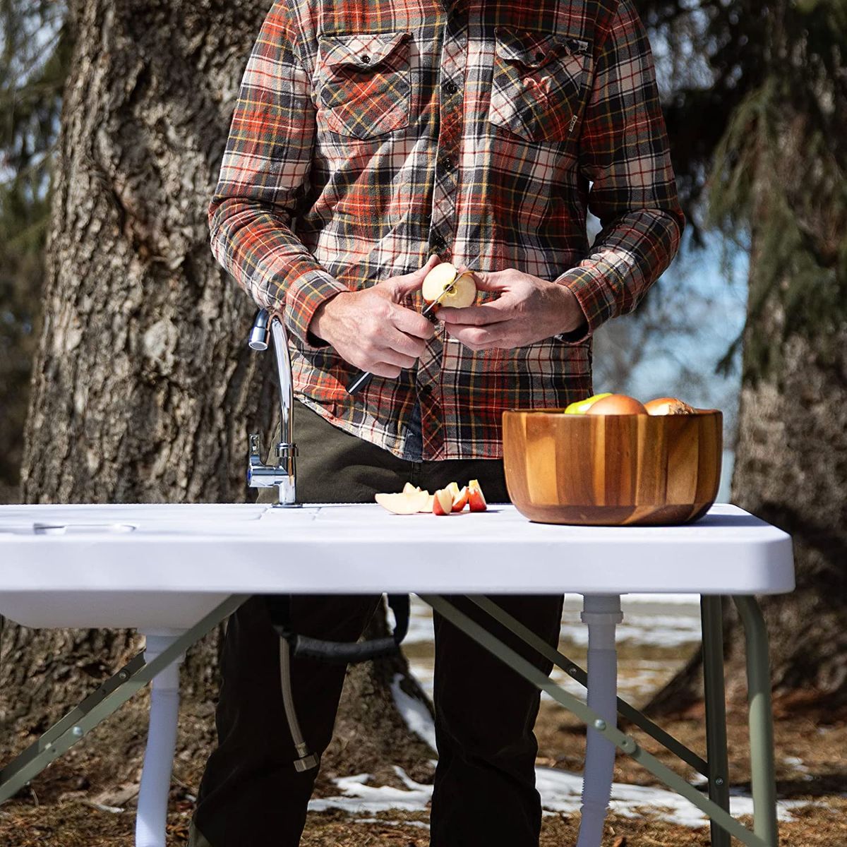 Sink Your Teeth Into This Best Camping Sink Table!