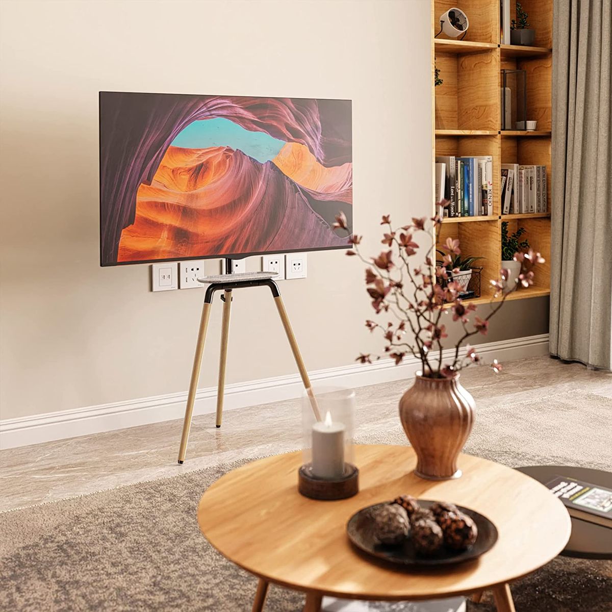 Turn Your TV Into A Work Of Art With These Easel TV Stands!